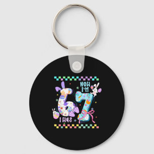 Porte-clés Lapin de Pâques six sept 67 rigolo 6 7 anniversair