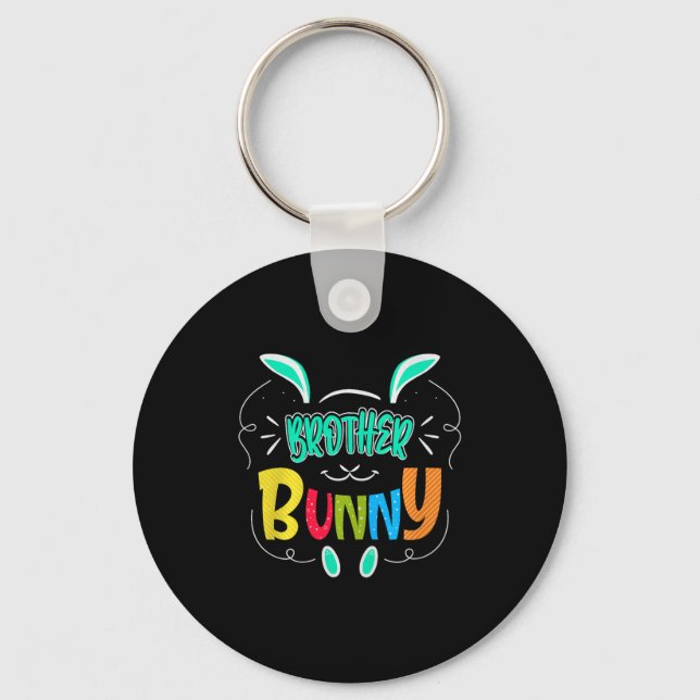 Porte-clés Lapin frère Premium Tri-blend  (Recto)