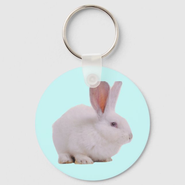 Porte-clés Lapin Mignon Kawaii (Recto)