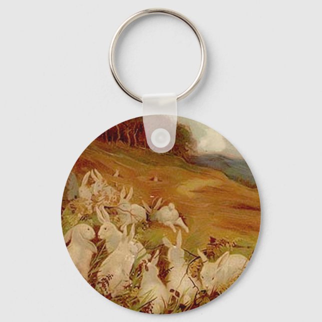 Porte-clés Lapins vintages (Recto)