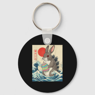 Porte-clés Lapinzilla Lapin Art Japonais Vintage Drôle Hommes