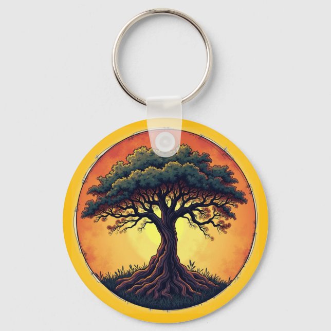 Porte-clés L'arbre de vie (Recto)