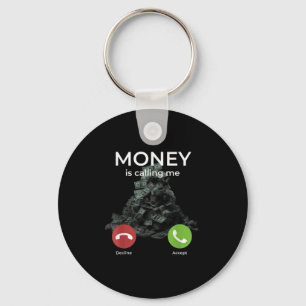 Porte-clés L'Argent M'Appelle Appel Entrant Cash Stand Motiv