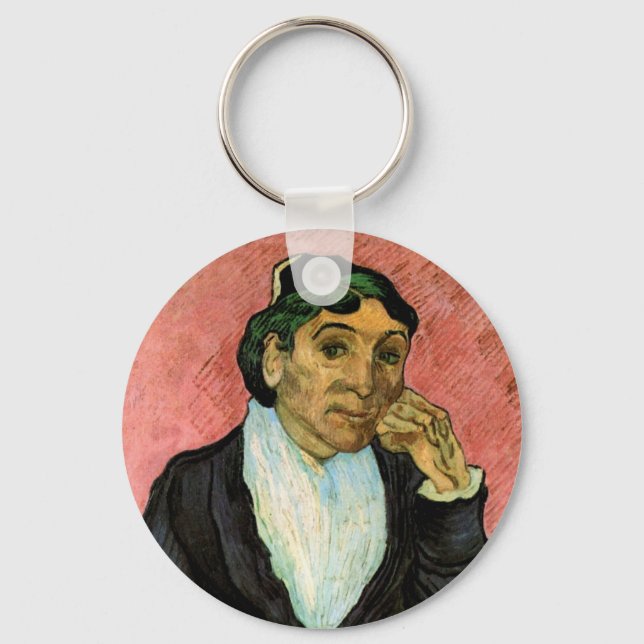 Porte-clés L'Arlésienne (Madame Ginoux) de Vincent van Gogh (Recto)