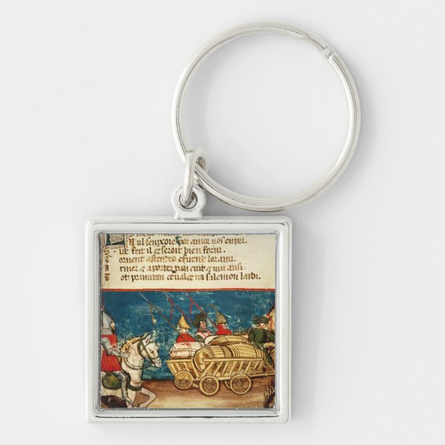 Porte-clés L'armée de Charlemagne et du transport (Devant)