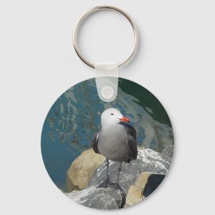 Porte-clés Larry Day de la Mouette Ken Gage Photographie d'oi