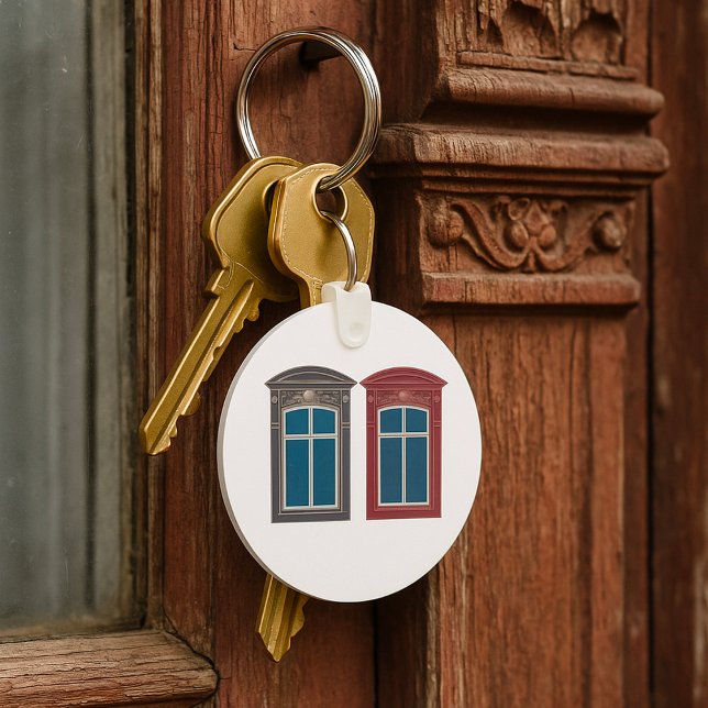 Porte-clés L'Art Architectural Ornate De Fenêtre Européenne (Créateur téléchargé)