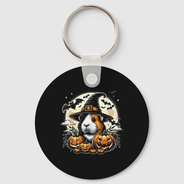 Porte-clés L'art de la sorcière Halloween (Recto)