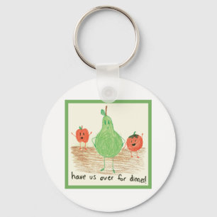 Porte-clés L'art de l'enfant, vert