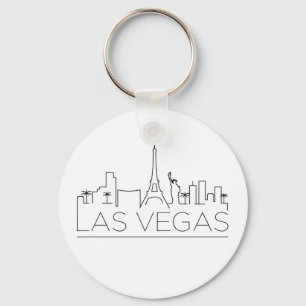 Porte-clés Las Vegas a stylisé l'horizon