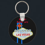 Porte-clés Las Vegas Bachelor Party<br><div class="desc">Las Vegas Bachelor porte - clé de la fête - une grande faveur pour la fête de votre fête de garçons nocturne sur le Nevada Boulevard connu sous le nom "Le Strip" Le dernier vol pour le marié est un événement à retenir.</div>