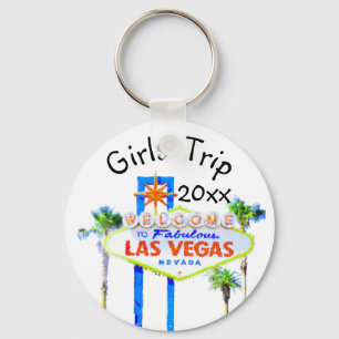 Porte-clés Las Vegas Girls Porte - clé du bouton du voyage