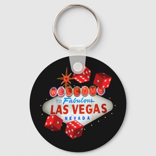 Porte-clés Las Vegas Lucky Dice Porte - clé (Recto)