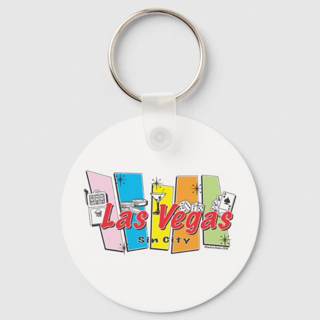 Porte-clés Las Vegas-Sin-City (Recto)