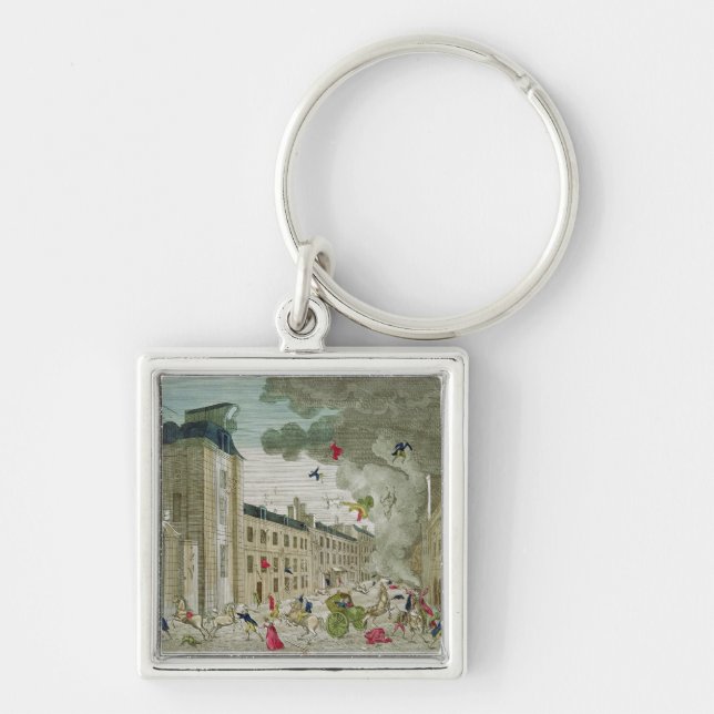 Porte-clés L'assassinat essayé de Napoleon Bonaparte (Devant)