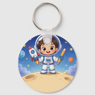 Porte-clés L'Astronaute Enfant Prêt à Explorer