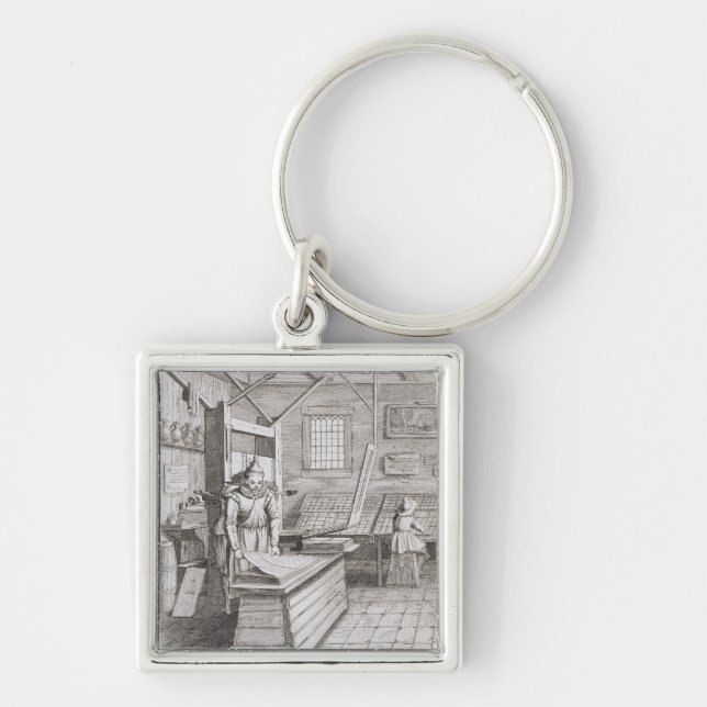 Porte-clés L'atelier de reliure de Laurens Janszoon Koster, b (Devant)