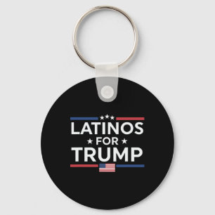 Porte-clés Latinos pour Trump 2024 - Élection du président Tr