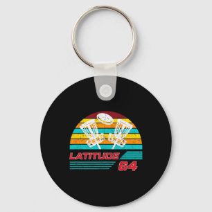 Porte-clés Latitude 64 Disc Golf Rétro Vintage Hommes Femmes