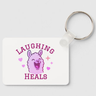 Porte-clés Laughing Heals Cute Llama Porte - clé