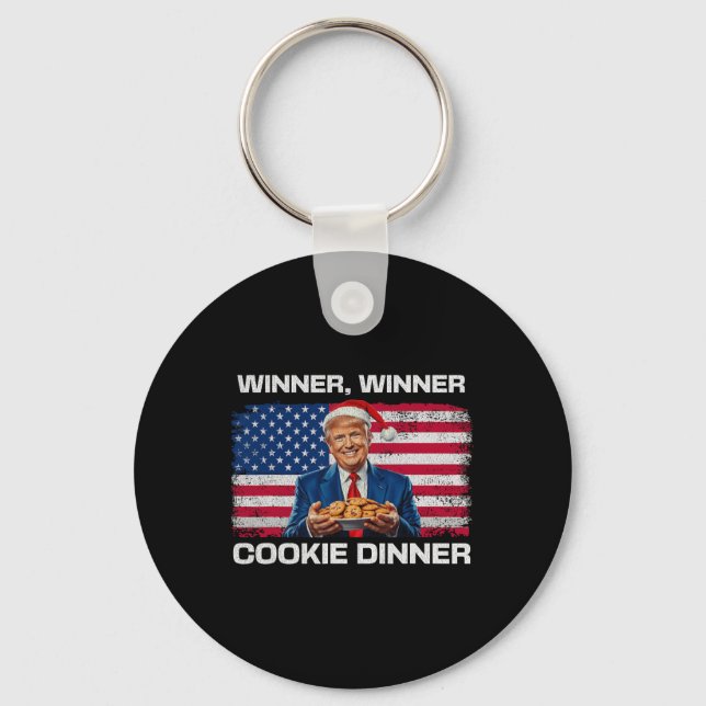 Porte-clés Lauréat du dîner Cookie Dinner Funny Trump 2024 47 (Recto)
