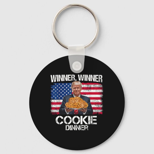 Porte-clés Lauréat du dîner Cookie Dinner Funny Trump 2024 47 (Recto)