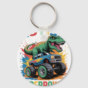 Porte-clés L'autisme est mon superpouvoir Dino T Rex Monstre