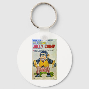 Porte-clés L'autocollant Cymbal Monkey