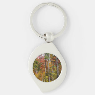 Porte-clés L'automne dans la forêt Photographie d'automne col