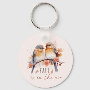 Porte-clés L'Automne Est Dans L'Air - Beaux Oiseaux Et Feuill
