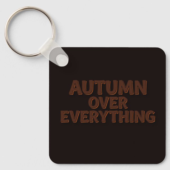Porte-clés L'automne sur tout (Recto)