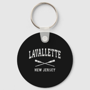 Porte-clés Lavallette New Jersey rames nautiques vintage