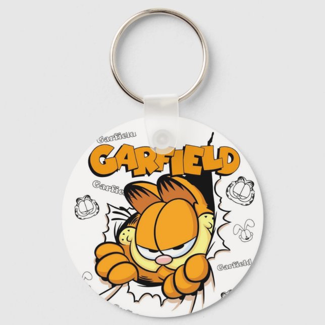 Porte-clés Lazy Garfield Smash (Recto)