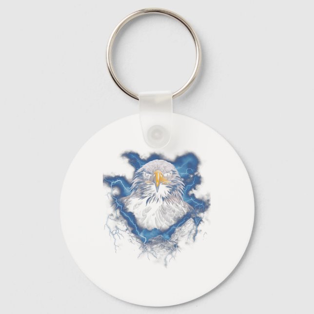 Porte-clés Ld Eagle Bird Nature Usa Foudre 1  (Recto)