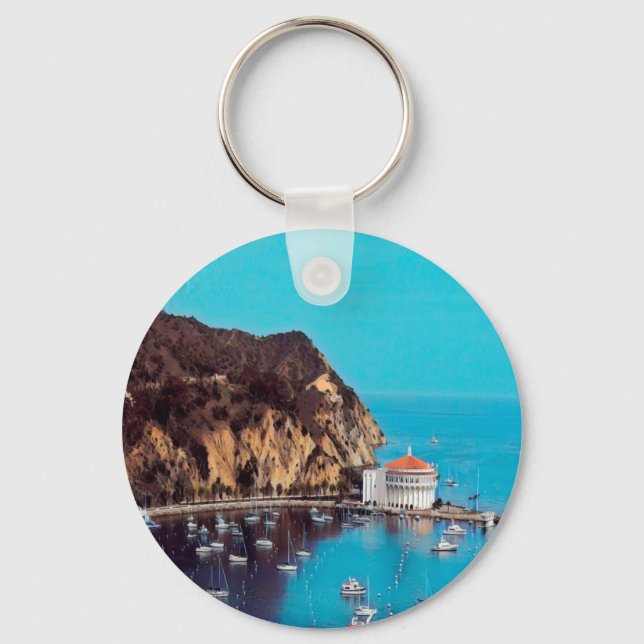 Porte-clés ldp PÈRE NOËL CATALINA ISLAND - port - (Recto)