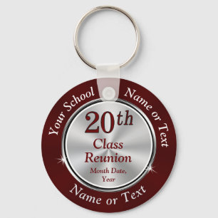 Porte-clés Le 20e Maroon, fête de la Réunion du lycée