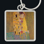 Porte-clés Le baiser<br><div class="desc">"The Kiss" de Gustave Klimt (1908,  feuille d'huile et d'or sur toile,  musée Österreichische Galerie Belvedere,  Palais du Belvédère,  Vienne,  Autriche)</div>