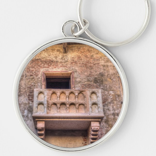 Porte-clés Le Balcon de Juliette Vérone Italie (Devant)