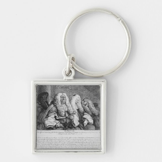 Porte-clés Le banc, 1758 (Devant)