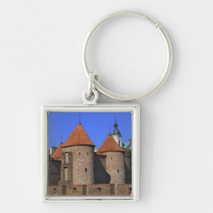 Porte-clés Le Barbican et l'église paulinienne, Varsovie,