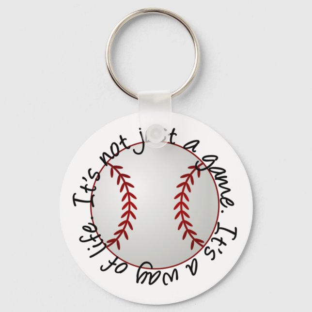 Porte-clés Le baseball-ce n'est pas seulement un jeu (Recto)