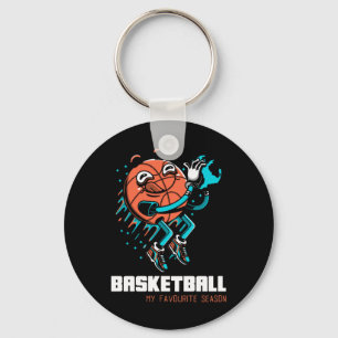 Porte-clés Le Basket-Ball Est Mon Favori Saison Fun