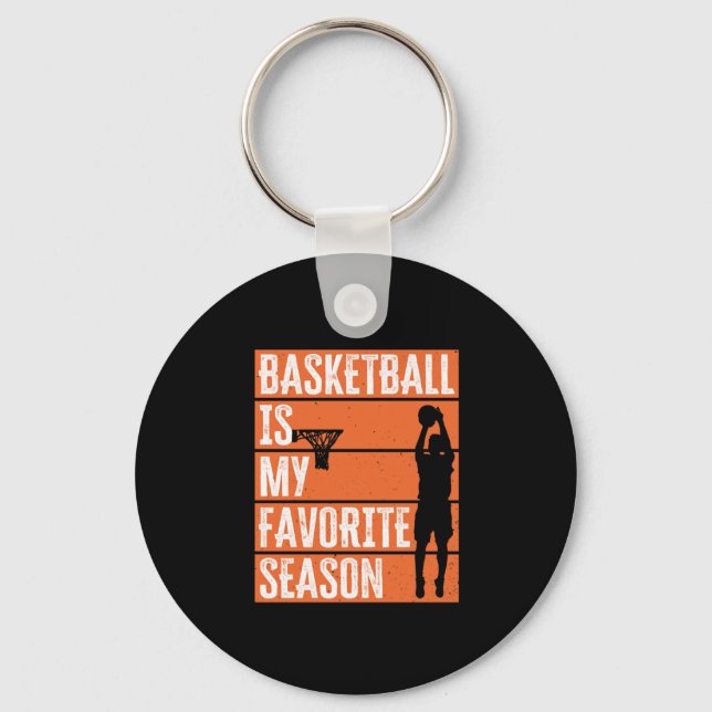 Porte-clés Le Basket Est Ma Saison Préférée (Recto)