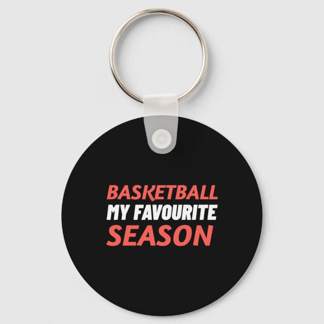 Porte-clés Le Basket Est Ma Saison Préférée (Recto)