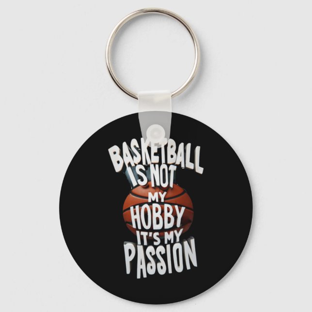 Porte-clés Le Basket Est Mon Pion (Recto)