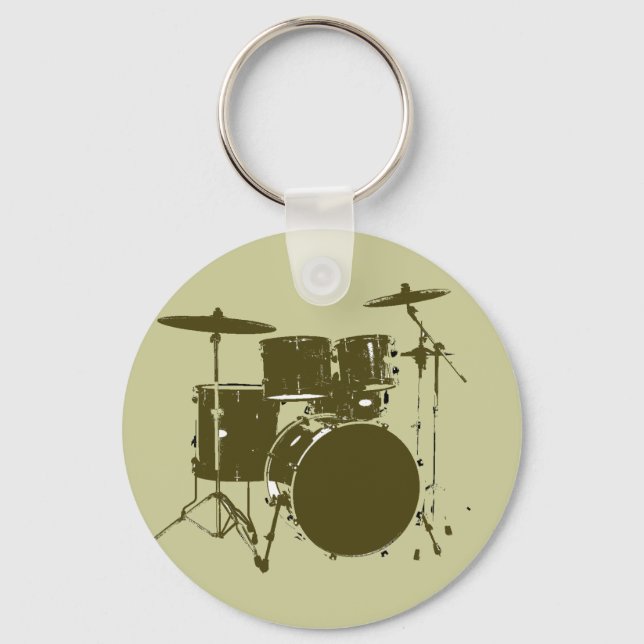 Porte-clés le batteur du groupe (Recto)