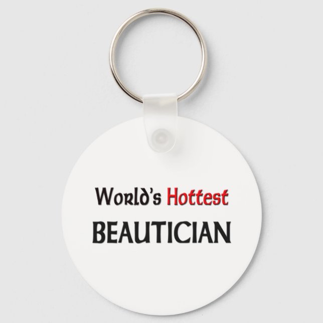 Porte-clés Le Beauticien le plus chaud au monde (Recto)