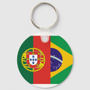 Porte-clés Le Brésil et le Portugal, hybrides