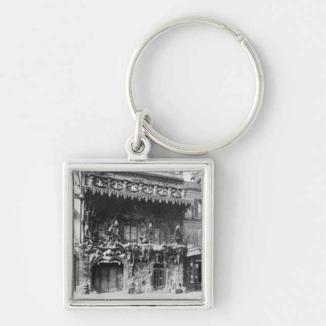 Porte-clés Le cabaret De "l'Enfer" à Paris (Devant)
