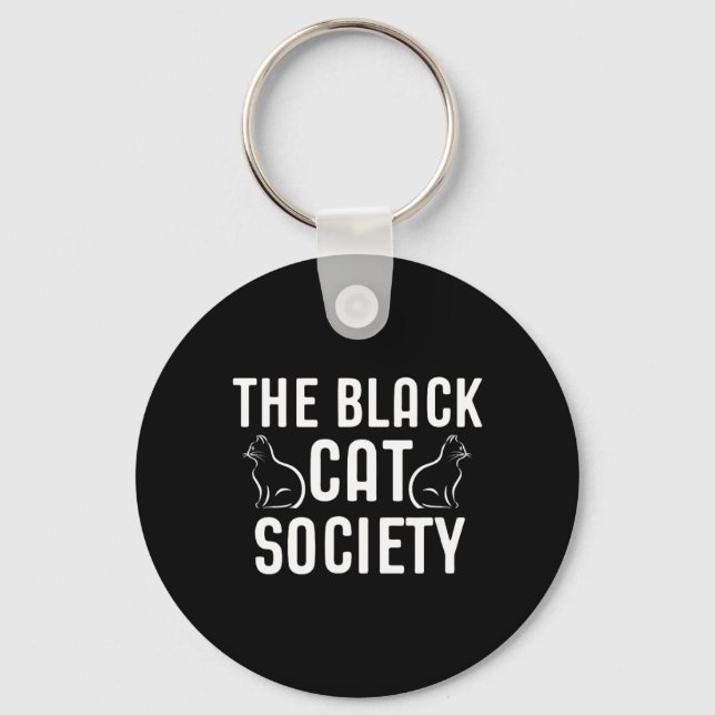 Porte-clés Le cadeau de la société du chat noir (Recto)